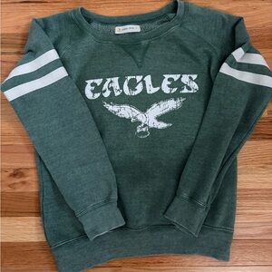Women’s Ocean Drive Philadelphia Eagles Crewneck Large